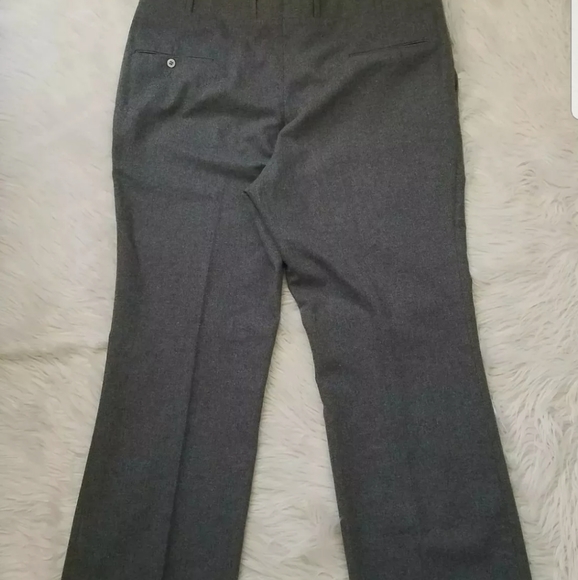 VTG Joe Namath Collection 40 R Gray Dress Pants Slacks Wool Blend Rare - Picture 2 of 9
